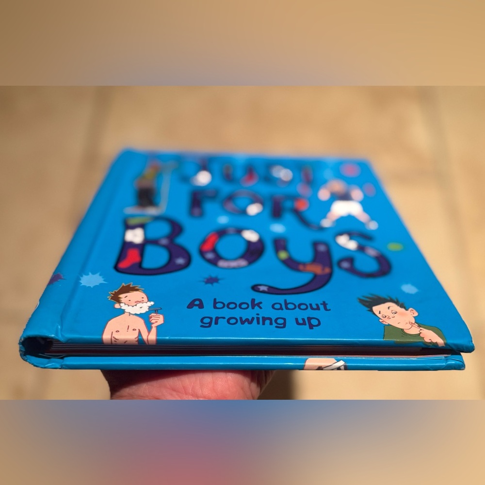 Just For Boys: A Book About Growing Up Hardcover Book - Picture 4 of 15